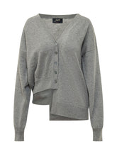THE SEAFARER - Maglia Elodie Asimmetrica - Grigio - LIDIASHOPPING® - Official Website