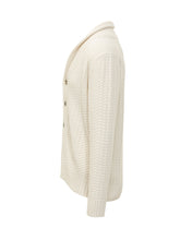 ALTEA - Cardigan con Collo a Scialle - Bianco - LIDIASHOPPING® - Official Website