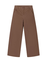 MONCLER KIDS - Pantalone a Gamba Ampia - Marrone - LIDIASHOPPING® - Official Website
