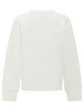 MONCLER KIDS - Crewneck Sweatshirt with Front Embroidery - White - LIDIASHOPPING® - Official Website