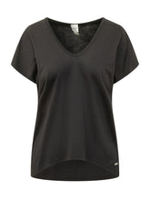 CALVIN KLEIN - T-shirt con Scollo a V - Nero - LIDIASHOPPING® - Official Website