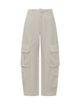 AGOLDE - Ambika Utility Pants with Cargo Pockets - White - LIDIASHOPPING® - Official Website