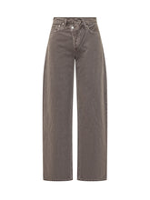 AGOLDE - Arc Criss Cross Jeans with Wide Leg - Grey - LIDIASHOPPING® - Official Website