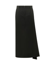 GIVENCHY - Gonna Lunga Asimmetrica con Spacco - Nero - LIDIASHOPPING® - Official Website