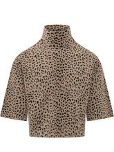 GIVENCHY - High Neck Top with Animal Pattern - Beige - LIDIASHOPPING® - Official Website