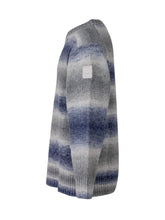 EMPORIO ARMANI BOY - Pullover Girocollo a Righe Sfumate - Blu - LIDIASHOPPING® - Official Website