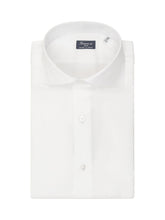 FINAMORE 1925 - Milano Eduardo Solid Shirt - White - LIDIASHOPPING® - Official Website