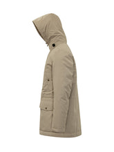 WOOLRICH - Parka Mountain Cloth con Cappuccio - Beige - LIDIASHOPPING® - Official Website