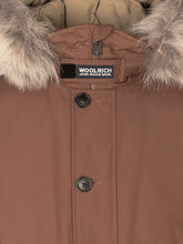WOOLRICH - Bomber Polar con Cappuccio e Bordo in Pelliccia - Marrone - LIDIASHOPPING® - Official Website