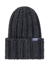 WOOLRICH - Berretto Chunky a Coste - Nero - LIDIASHOPPING® - Official Website