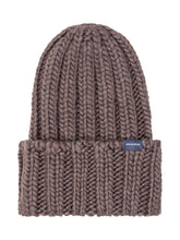 WOOLRICH - Berretto a Maxi Coste con Risvolto - Marrone - LIDIASHOPPING® - Official Website