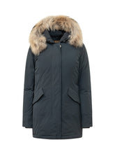 WOOLRICH - Parka Luxury Arctic con Pelliccia - Blu - LIDIASHOPPING® - Official Website