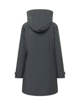 WOOLRICH - Authentic Parka with High Hood - Blue - LIDIASHOPPING® - Official Website