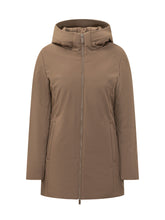 WOOLRICH - Parka New Firth con Cappuccio e Zip - Marrone - LIDIASHOPPING® - Official Website