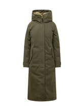 WOOLRICH - Faux Fur Lined Hooded Parka - Green - LIDIASHOPPING® - Official Website