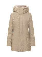 WOOLRICH - Boulder Hooded Parka with Soft Lining - Beige - LIDIASHOPPING® - Official Website
