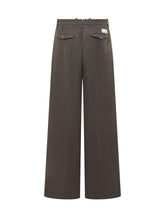 NINE:INTHE:MORNING - Fiamma Boy Trousers with Straight Silhouette - Brown - LIDIASHOPPING® - Official Website