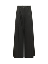 NINE:INTHE:MORNING - Pantaloni Petra con Pieghe e Gamba Ampia - Nero - LIDIASHOPPING® - Official Website