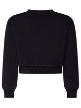 GUESS KIDS - Felpa Corta con Applicazioni Gioiello - Nero - LIDIASHOPPING® - Official Website