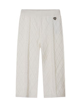GUESS KIDS - Crew Neck Sweater with Heart Applique - White - LIDIASHOPPING® - Official Website