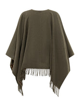 FERRAGAMO - Cappa Felindr con Frange - Verde - LIDIASHOPPING® - Official Website