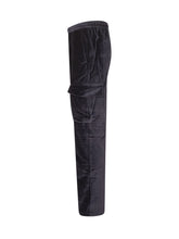 P.M.D.S. - Velvet Cargo Trousers - Blue - LIDIASHOPPING® - Official Website