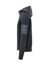 P.M.D.S. - Felpa Juan con Cappuccio e Zip - Blu - LIDIASHOPPING® - Official Website