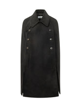 7 FOR ALL MANKIND - Mantella Doppiopetto con Bottoni - Nero - LIDIASHOPPING® - Official Website