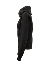 7 FOR ALL MANKIND - Felpa con Cappuccio e Collo Alto - Nero - LIDIASHOPPING® - Official Website