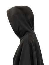 7 FOR ALL MANKIND - Felpa Oversize con Zip e Cappuccio - Nero - LIDIASHOPPING® - Official Website