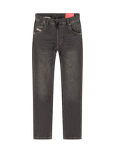DIESEL KIDS - Jeans Krooley con Vita Elasticizzata - Nero - LIDIASHOPPING® - Official Website