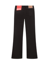 DIESEL KIDS - D-Ar ry Wide Leg Jeans with Faded Wash - Black - LIDIASHOPPING® - Official Website