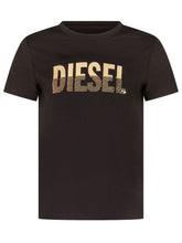DIESEL KIDS - T-shirt Tpally con Stampa Grafica - Nero - LIDIASHOPPING® - Official Website