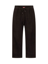 DIESEL KIDS - Pmill Wide Leg Corduroy Trousers - Black - LIDIASHOPPING® - Official Website