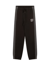 DIESEL KIDS - Ptean Track Pants with Side Stripes - Black - LIDIASHOPPING® - Official Website