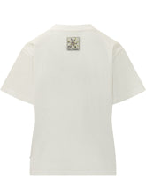 DES PHEMMES - T-shirt with Jewel Decorations - White - LIDIASHOPPING® - Official Website