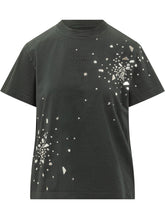 DES PHEMMES - T-shirt con Decorazioni Gioiello - Nero - LIDIASHOPPING® - Official Website