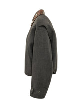 DES PHEMMES - Giacca Corta con Colletto Stampato - Nero - LIDIASHOPPING® - Official Website