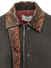 DES PHEMMES - Giacca Corta con Colletto Stampato - Nero - LIDIASHOPPING® - Official Website