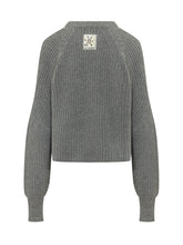DES PHEMMES - Cropped Pullover with Tie - Grey - LIDIASHOPPING® - Official Website