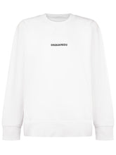 DSQUARED2 KIDS - Crew Neck Sweatshirt with Logo - White - LIDIASHOPPING® - Official Website