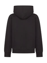DSQUARED2 KIDS - Felpa con Cappuccio e Logo Frontale - Nero - LIDIASHOPPING® - Official Website
