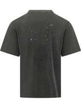 SATISFY - T-shirt con Stampa Grafica - Grigio - LIDIASHOPPING® - Official Website