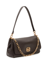 MICHAEL MICHAEL KORS - Borsa a Spalla con Patta e Catena - Marrone - LIDIASHOPPING® - Official Website