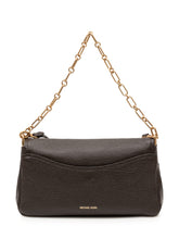 MICHAEL MICHAEL KORS - Borsa a Spalla con Patta e Catena - Marrone - LIDIASHOPPING® - Official Website
