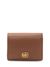 MICHAEL MICHAEL KORS - Portafoglio Compatto con Patta e Logo - Beige - LIDIASHOPPING® - Official Website