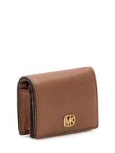 MICHAEL MICHAEL KORS - Portafoglio Compatto con Patta e Logo - Beige - LIDIASHOPPING® - Official Website