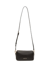 MICHAEL MICHAEL KORS - Compact rectangular crossbody bag featuring rounded corners and a top zip fastening. Designed with a grained surface, adjustable slim shoulder strap and front logo. - Black - LIDIASHOPPING® - Official Website