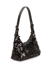 MICHAEL MICHAEL KORS - Borsa a Spalla con Paillettes - Nero - LIDIASHOPPING® - Official Website