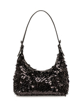 MICHAEL MICHAEL KORS - Borsa a Spalla con Paillettes - Nero - LIDIASHOPPING® - Official Website